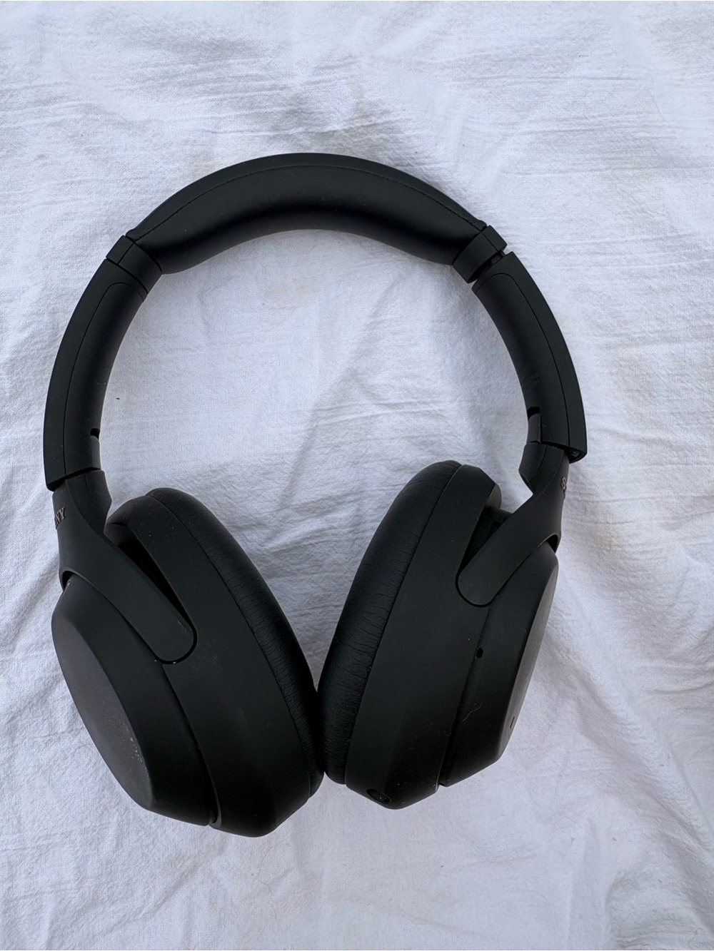 Sony Wireless Over-Ear Headphones in Black with Gold Accents